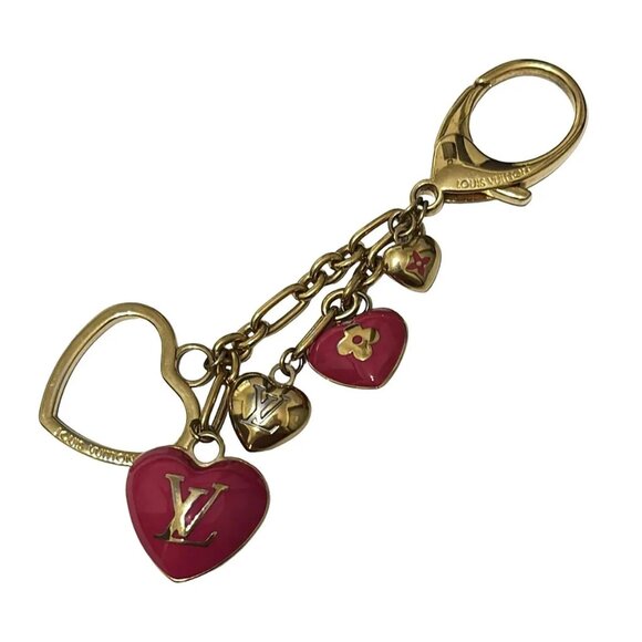 LOUIS VUITTON Bijoux Sac Cool Rose Monogram Bag Charm bran-435-090425 - Picture 1 of 4
